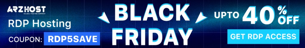RDP hosting black friday deals