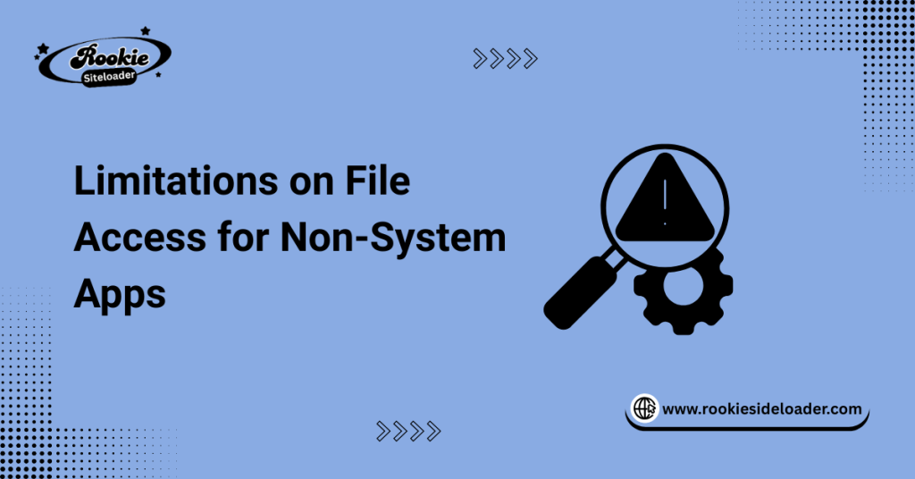 Limitations on File Access for Non-System Apps