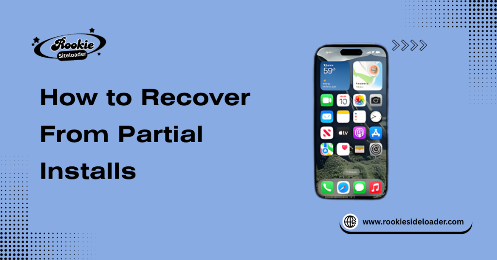 How to Recover From Partial Installs