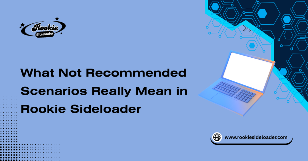 not Recommended Scenarios Really Mean in Rookie Sideloader