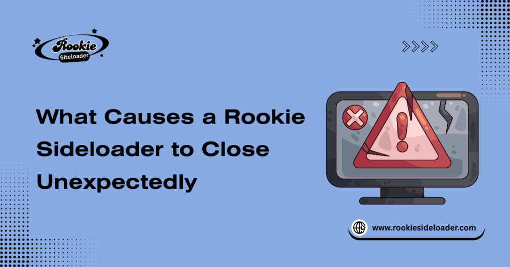 What Causes a Rookie Sideloader to Close Unexpectedly